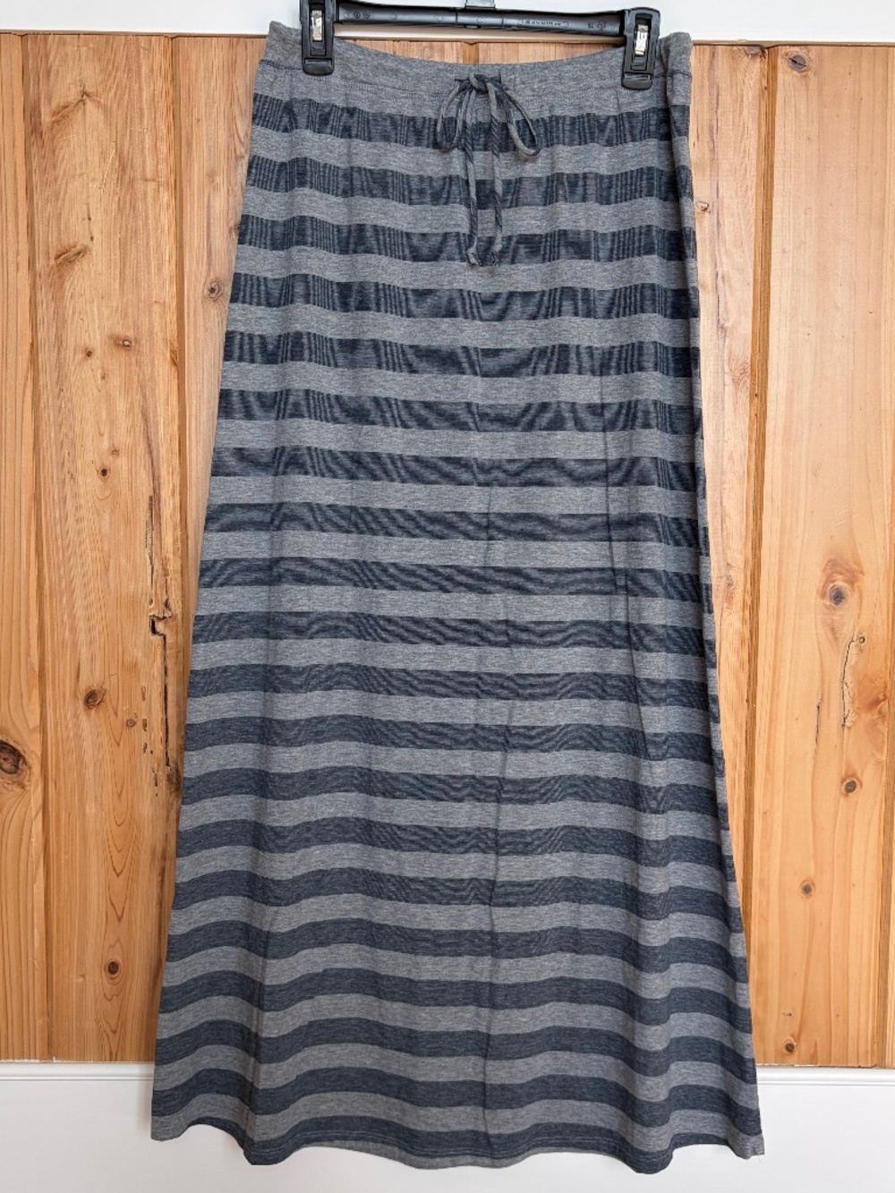 stripe maxi skirt C&C California Medium blue gray